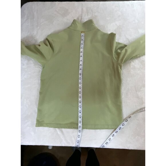 EDDIE BAUER Women's Collared Zip Up Green Activewear Outdoor Jacket Small Cotton - Picture 7 of 10